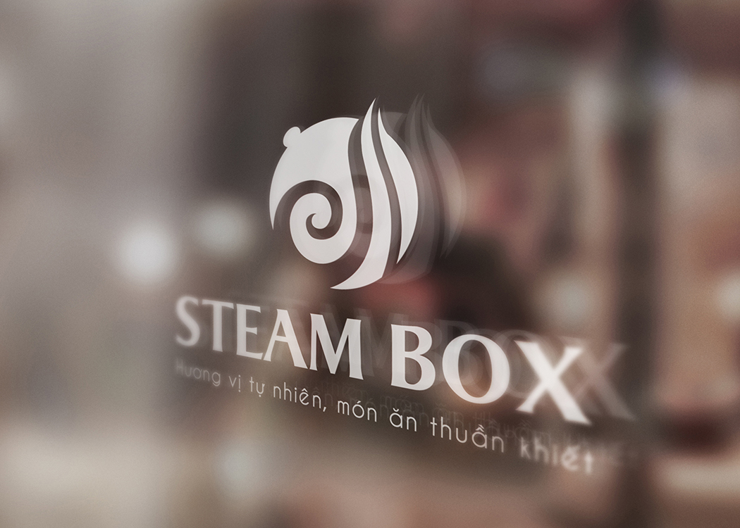 STEAM BOX - Thiết kế logo và nhận diện thương hiệu nhà hàng đồ hấp Steam Box